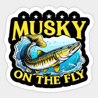 Musky Fishing Musky On The Fly Predatory Fish Sticker